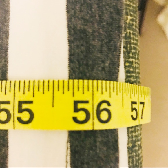 Color Thread Gray & White Striped Racer Back Maxi - Picture 4 of 8